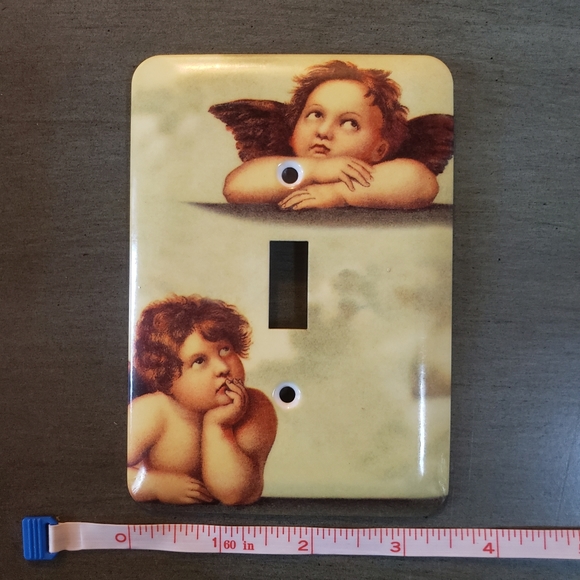 Cherub angel light switch cover - Picture 3 of 3